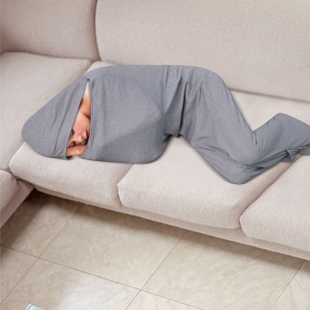 image-New OEM Shark Sleeping Bag, Kids & Adult, Mobile Pajama Compartment, Pure Cotton, 140x35cm