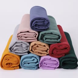 image-Weicai Chiffon Hijab Scarf - Gray Coffee 175x70cm