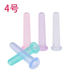 image-Spot high-transparency silicone cupping device, household vacuum massage cup, food-grade moisture-absorbing silicone cupping
