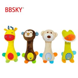 image-SPPH Plush Animal Hand Rattle - Yellow Deer