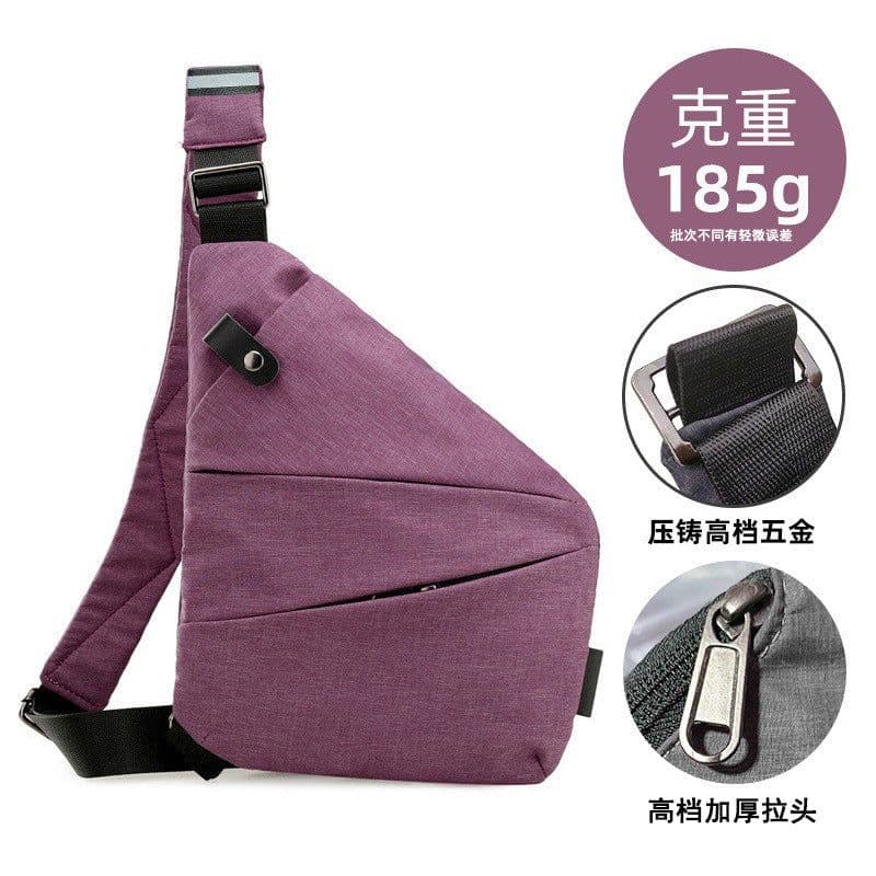 image-Tactical Chest Bag - Oxford Cloth Crossbody Shoulder Bag