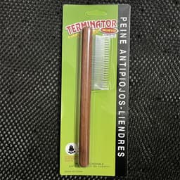 image-Cat Patrol Wooden Pet Comb - Dense Tooth