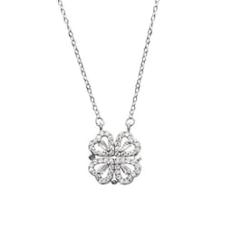 image-Rose Gold Four-Leaf Clover Necklace Women
