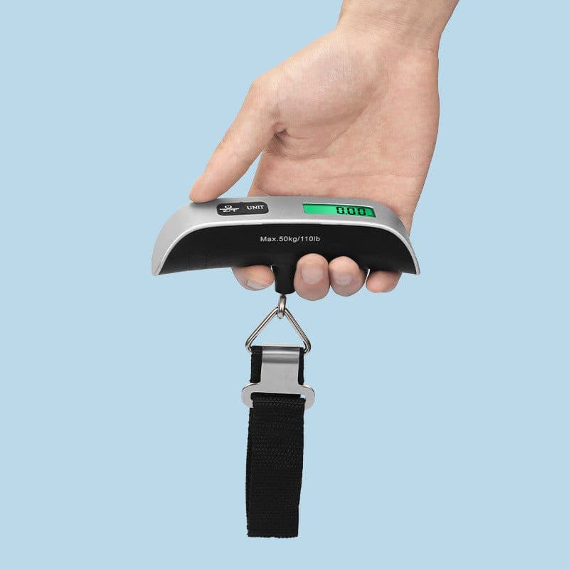 image-Portable Electronic Scale - 50KG Spring Luggage Scale - European Style