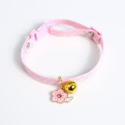 image-Dayuanzi Pet Collar - Denim Pink Cat Claw S