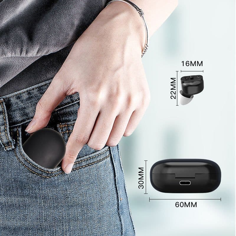 image-goodmi Wireless Hearing Aids - White Type-C