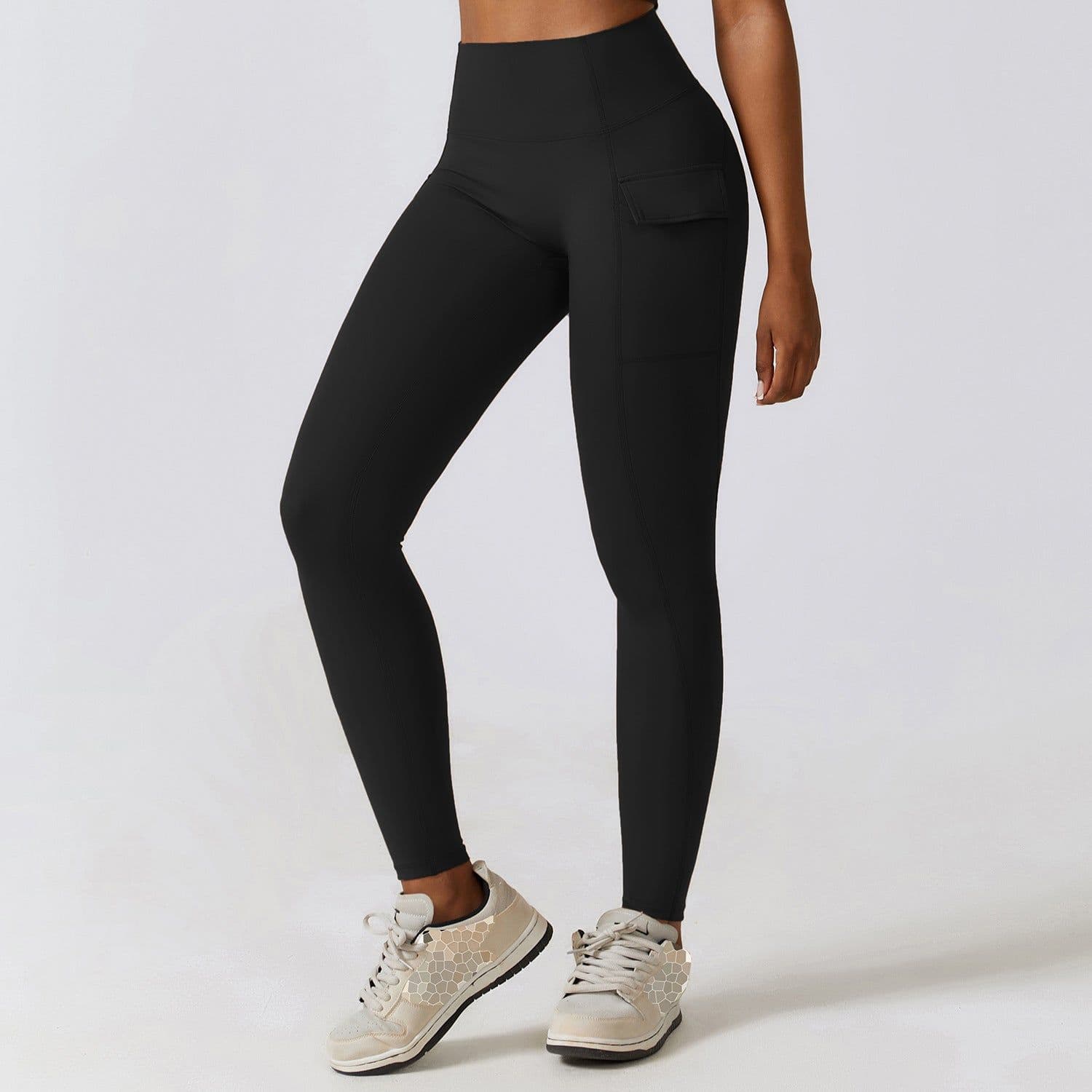image-Zechuang Yoga Pants High-Waist Nude XL