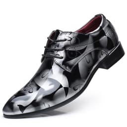 image-Huge Banner Men's Loafers - Grey Pointy Toe Size 50