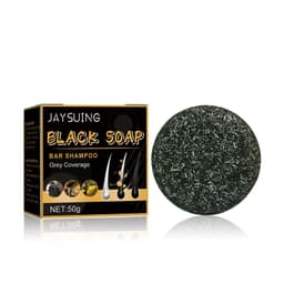 image-Jaysuing Black Hair Soap - Thick Hair Care Shampoo