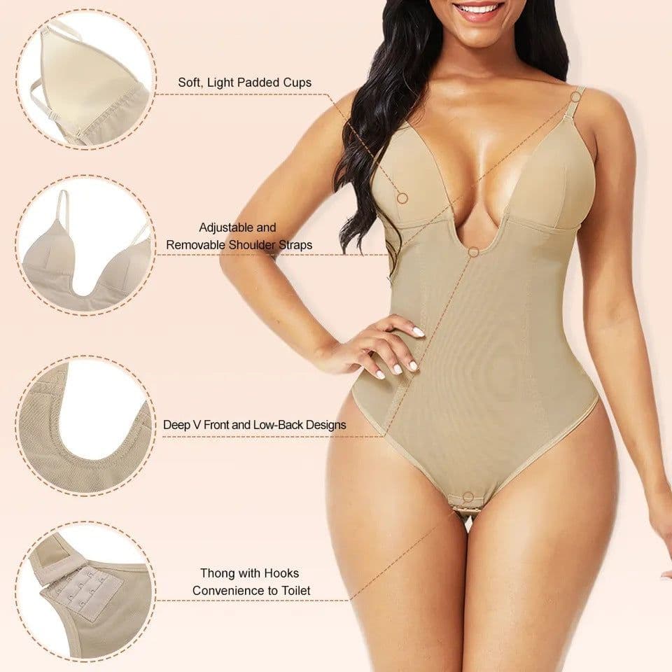 image-SCHUFEJA Tummy Control Bodysuit - Skin Tone XXXL