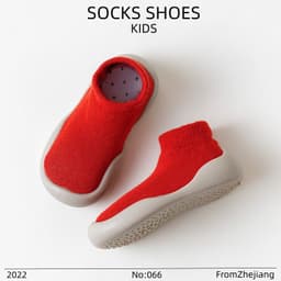 image-Baby Toddler Socks Shoes - Black Cotton 12-36M