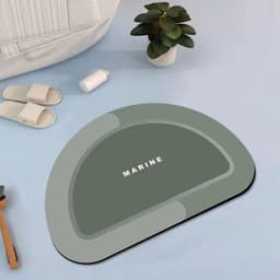 image-Shenghui Diatom Mud Bath Mat - Army-Black, Quick Dry, Easy Care