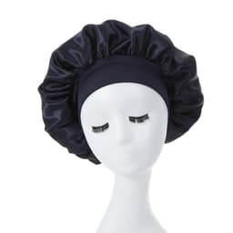 image-Amazon hot selling wide strip wide brim high elastic headband night cap ladies chemotherapy cap hair care cap