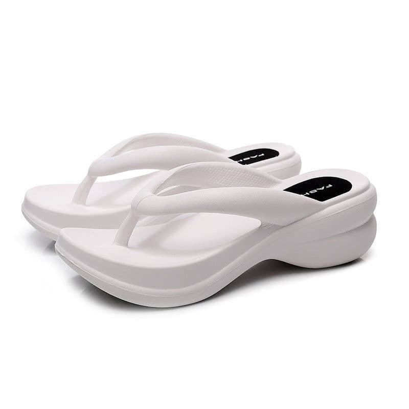 image-Flip-flops Women's Beach Sandals Thick-Soled
