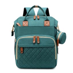 image-Diaper Bag Backpack - Large Capacity with Stroller Straps