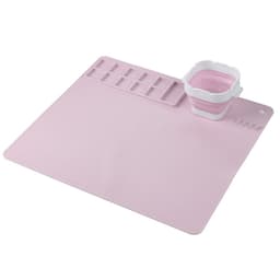 image-Tingfeng Silicone Art Painting Pad Set - Easy Wash Drawing Board with Palette