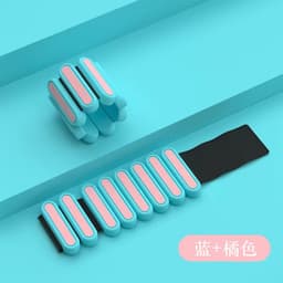 image-skedas Weight-Bearing Bracelet Silicone Gray 4lb Pair