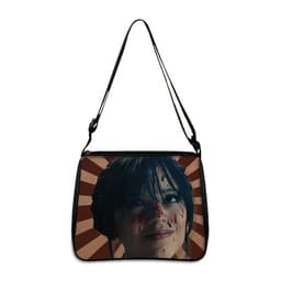 image-Cross-border Adams family Wednesday addams ladies shoulder bag niche armpit bag fashion handbag