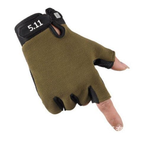 image-Zamulvi 511 Half-Finger Gloves - Black