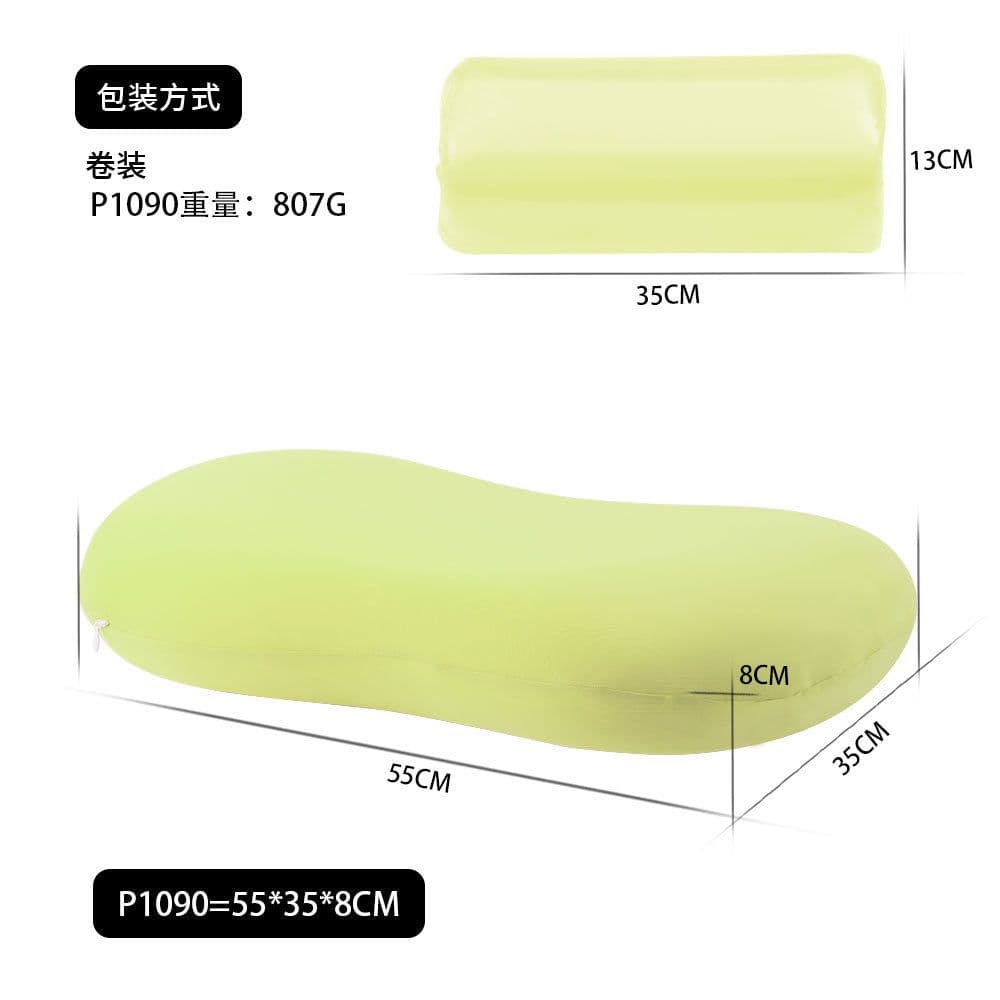 image-Ruizman Memory Foam Pillow 55x35cm Light Green