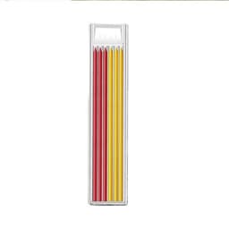 image-Professional 2.8MM Metal Woodworking Pencil - Quick-Drying 6-Color Refills