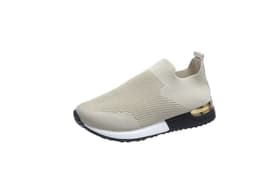 image-Women's Sports Casual Shoes - White Sequins Slip-On