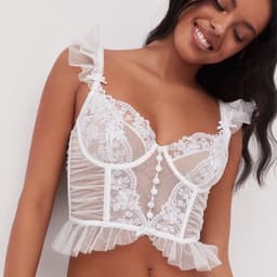 image-French Bra - Ultra-Thin Steel Ring Corset Sexy Lace Design