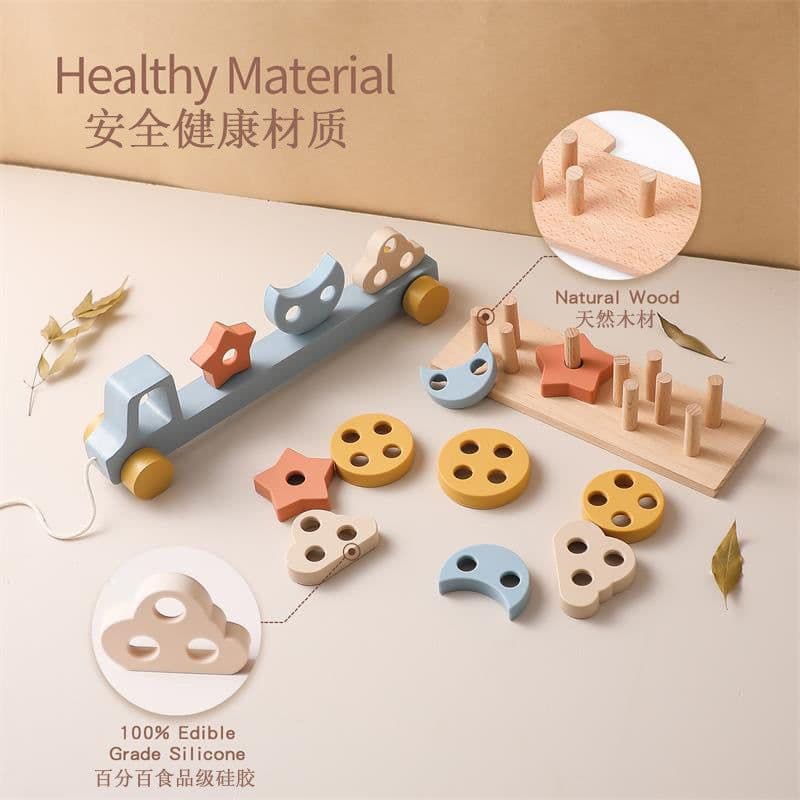 image-Baby Wooden Educational Toys - Color Matching