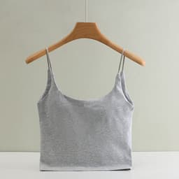 image-Cotton Bra Top - White M Wireless Full Cup