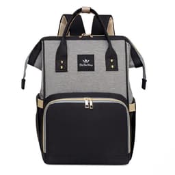 image-Mummy Backpack Large Capacity Grey Oxford Cloth