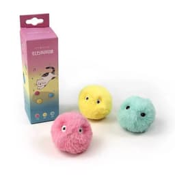 image-Pippi Pets Plush Barking Cat Toy - Self-Healing Sound Ball