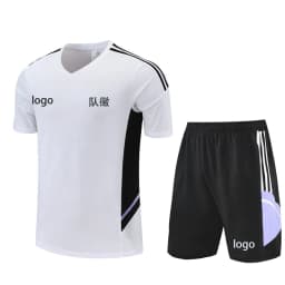 image-Real Madrid Home Jersey Short-Sleeved Training Suit Adult Football Uniform 2022