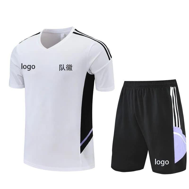 image-Real Madrid Home Jersey Short-Sleeved Training Suit Adult Football Uniform 2022