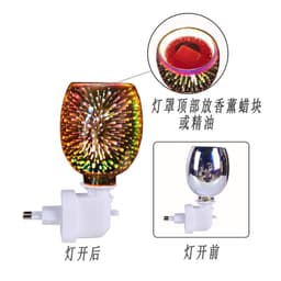 image-Manufacturers supply 3D aromatherapy wax melting lamp, fresh air, household aromatherapy stove, creative flameless electric wax melting device