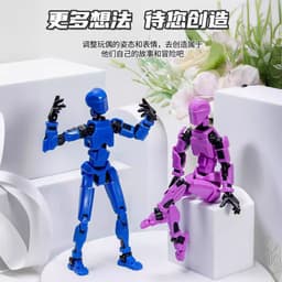 image-3rd Gen Lucky Articulated Toy Soldier, 13 Movable Parts, DIY 3D Printing, Ages 3-6