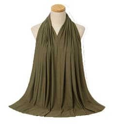 image-Modal Cotton Scarf - Long Soft Casual Solid Color