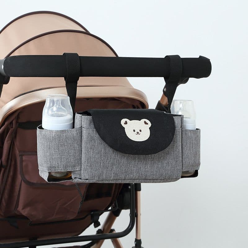 image-New Style Stroller Hanging Bag, Storage Basket, Bottle Bag