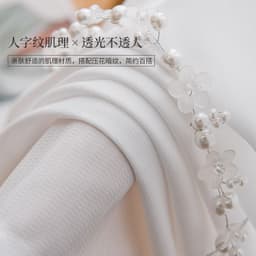image-Spring Gate Polyester Fishbone Curtain - Modern Opaque Thickened Sun-Drying Wear-Resistant