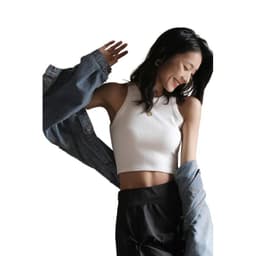image-Net red short black bottoming thread camisole women's summer inner wear sleeveless design sense outer wear top trendy small