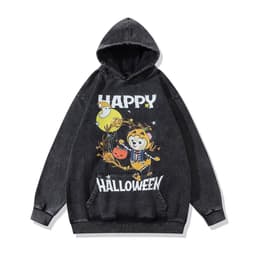 image-Cotton Fleece Hoodie - Kangaroo Pocket Loose Fit XXL