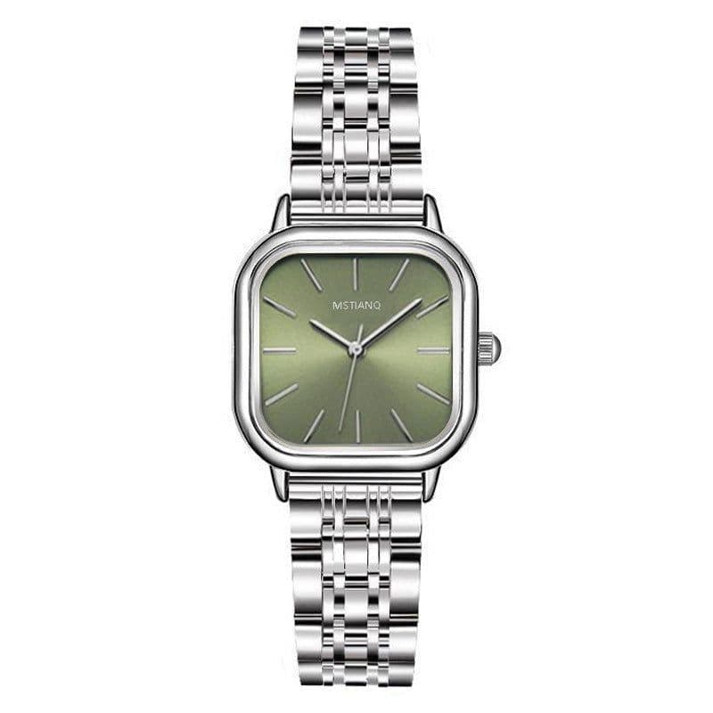 image-Women's Fashion Watch - Versatile Steel Belt Quartz Simple Design