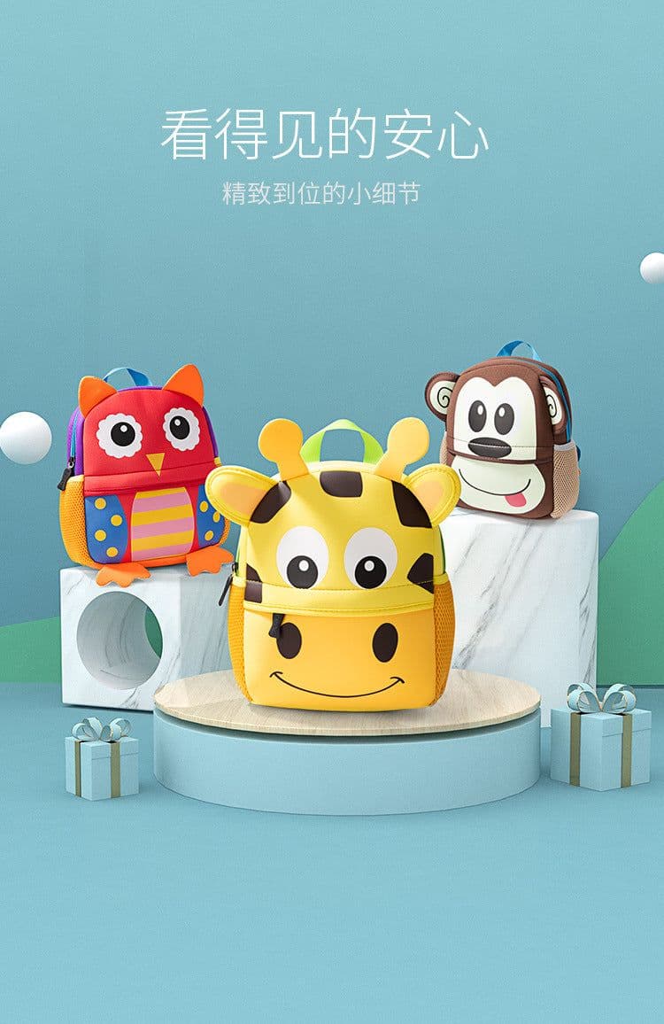 image-Children's Bag A4 Books Rabbit Large Neoprene