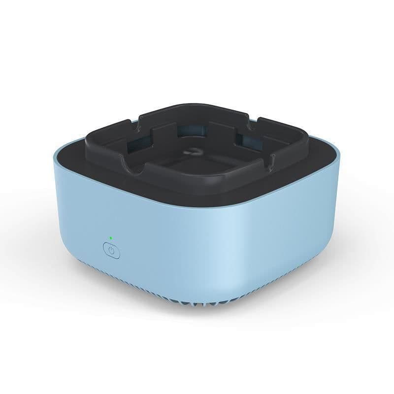 image-Intelligent Ashtray Air Purifier - Negative Ions, Classic Green, 50m³/hr