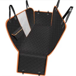image-Xin Card Pet Car Seat Mat - Orange Waterproof Dog