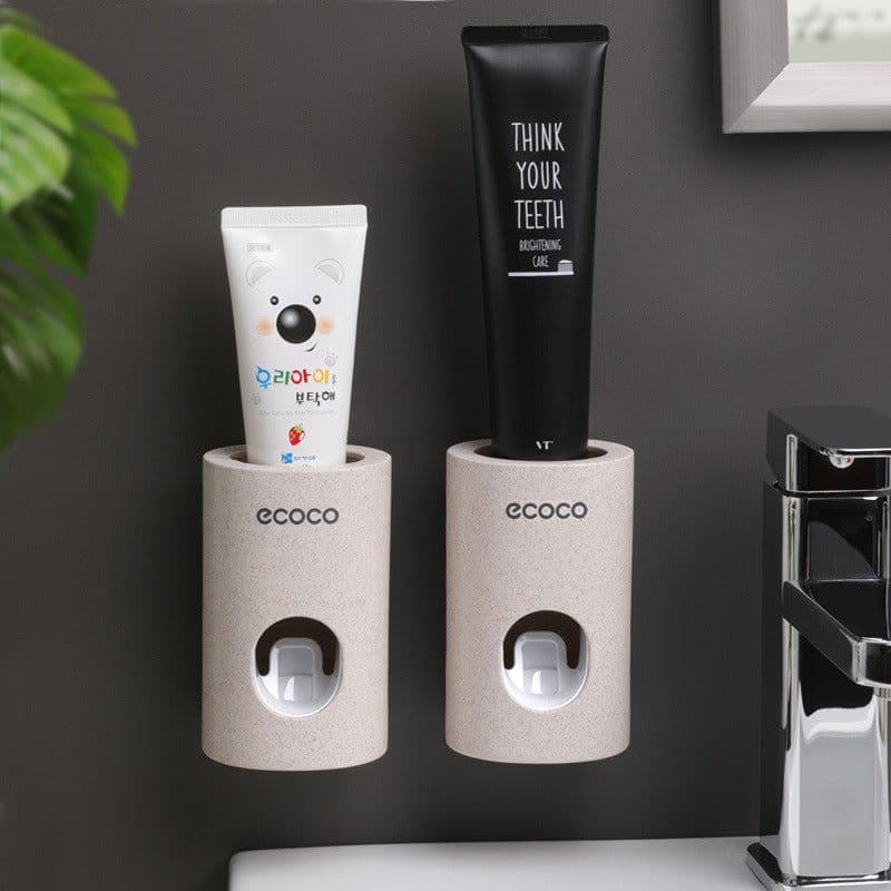 image-Wheat Straw Toothpaste Squeezer - Wall Mount