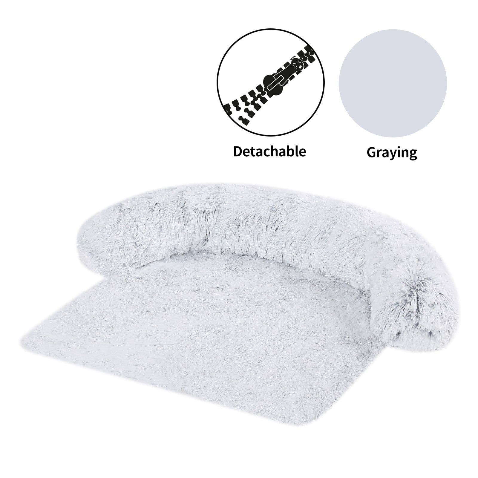 image-Washable Sofa Cushion - Pink XL Pet Dog Kennel Cushion