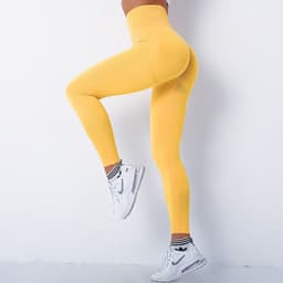 image-COCI Yoga Pants Women High Waist Seamless - Champagne XL