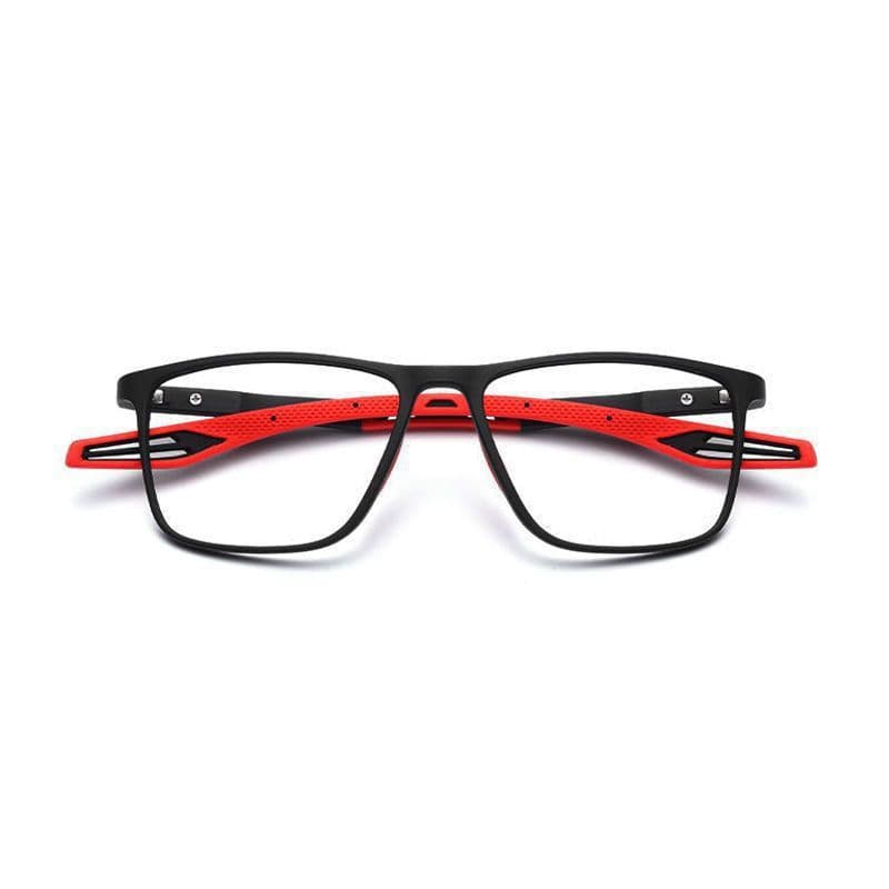 image-Sports glasses men's playing basketball anti-slip anti-sweat anti-blue light flat mirror can be equipped with myopia glasses frame frame wholesale