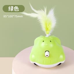 image-Electric cat toys cat feather fishing rod cat teasing stick turntable pet automatic self-hilarious laser cat teasing toys