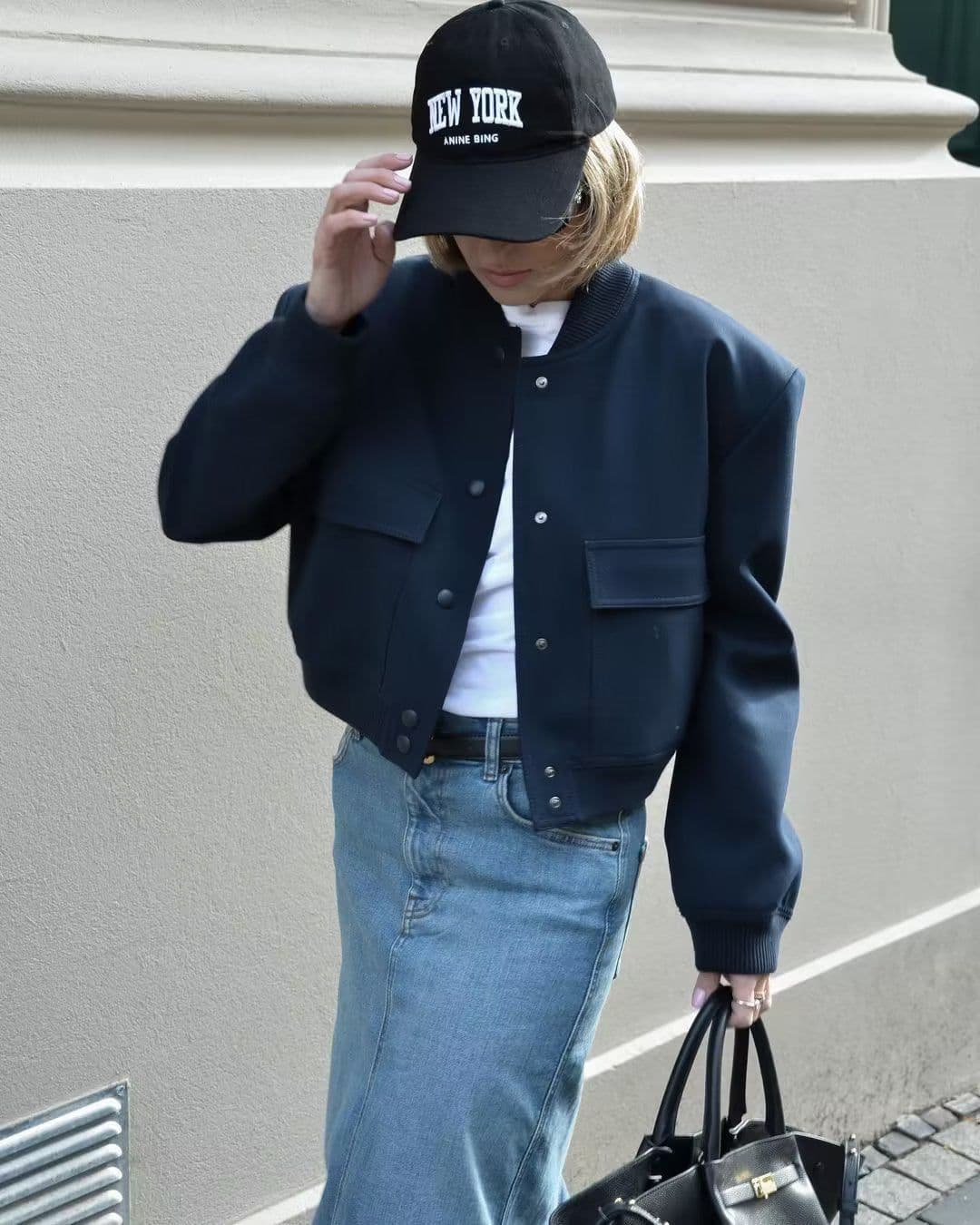 image-Women's Peacock Blue Jacket - Stand Collar Short Coat